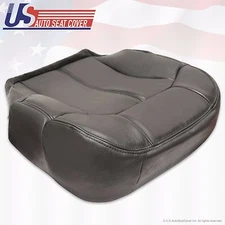 2000 Chevy Tahoe Suburban Driver Bottom Leather-Seat Cover graphite dark Gray