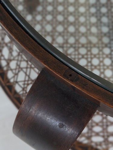 Gustavo Pulitzer Finali - Tavolino da salotto - Legno, Vetro, Paglia di Vienna - Foto 6 di 18