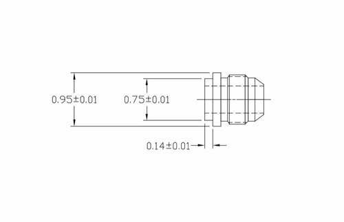 10AN, AN10 MALE STAINLESS STEEL WELD ON / WELD IN FITTING BUNG QTY:2 - Bild 3 von 3