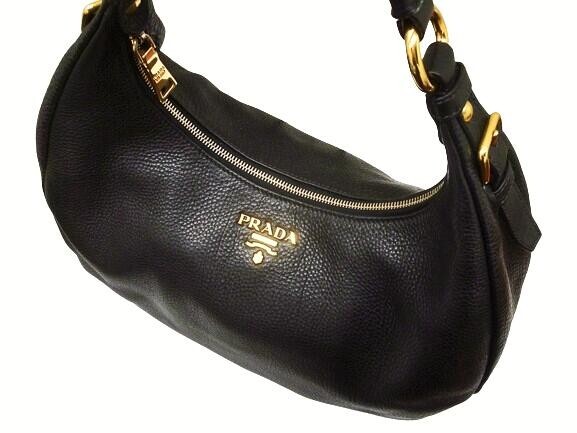 Prada BR4311 One Shoulder Bag Handbag Vitello Dyno Leather Prada BR4311 One Shoulder Bag Handbag Vitello Dyno Leather