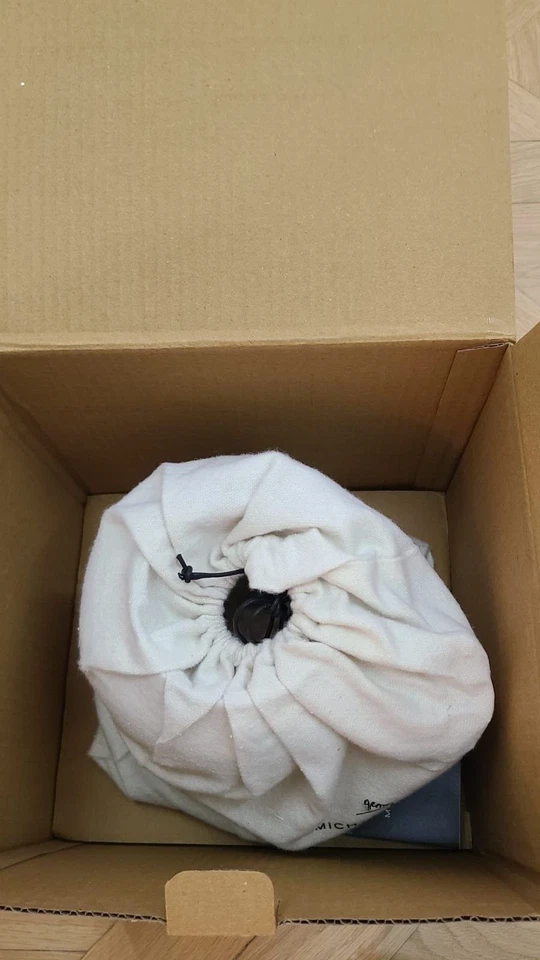 Michael Aram Black Orchid Medium Marble Vase Silver - image 2 of 4