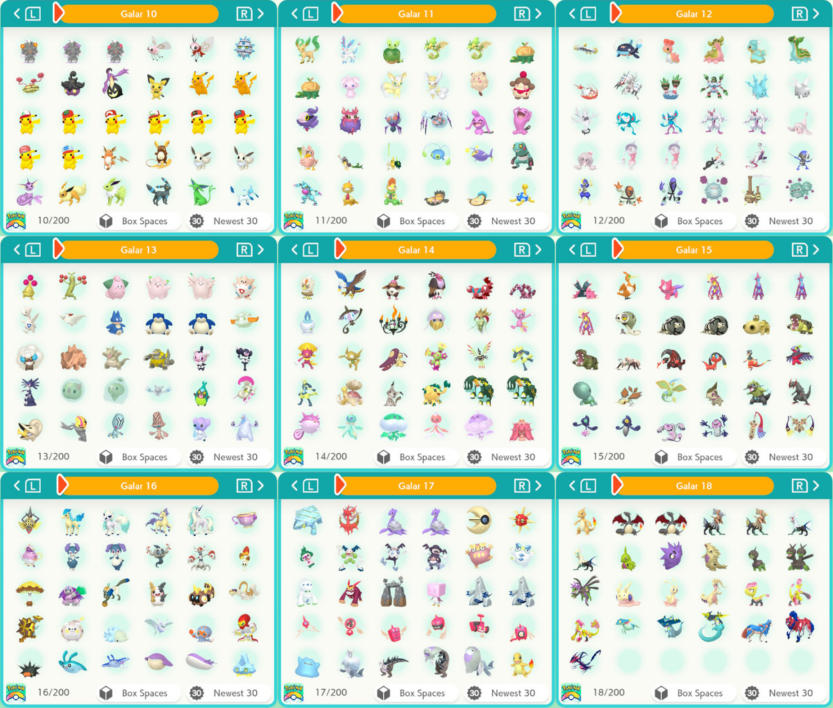 Pokemon Sword and Shield Galar Pokedex - 08/15/21 (1)