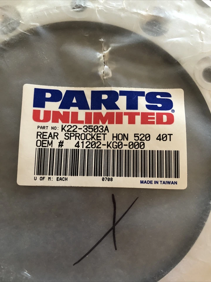 Запчасти неограниченное количество стальная задняя звездочка K22-3503A - Изображение 2 из 4