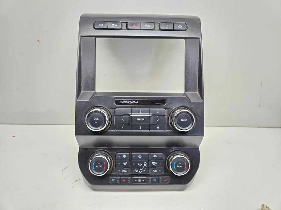 Painel de controle de rádio climático Ford F350 F250 2018 câmera de escape assento pista refrigerada - Imagem 2 de 4