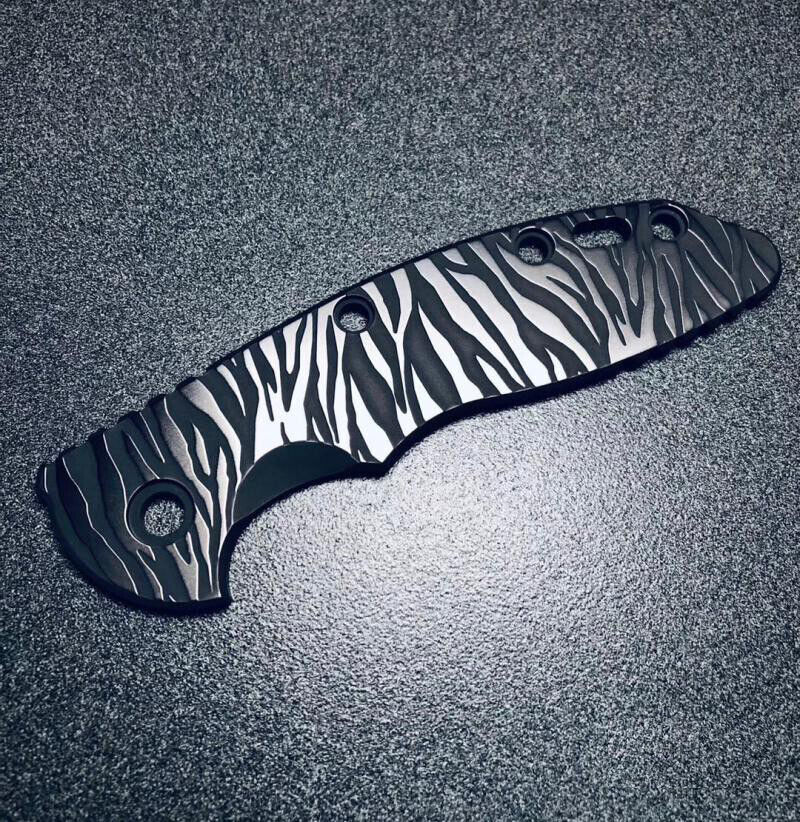 1PC TC4 Titanium Alloy Scales for Rick Hinderer Knives XM18 1PC TC4 Titanium Alloy Scales for Rick Hinderer Knives XM18