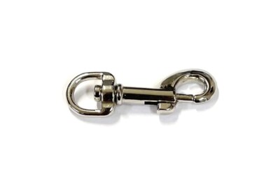 9 mm Trigger Clips Haken vernickelt Druckguss Hund Bleis Taschen Riemen x2 x5 x10