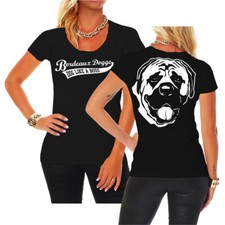 T-shirt Femme Bordeaux Dogge Race Dogue de Élevage Club Éleveur Chiots