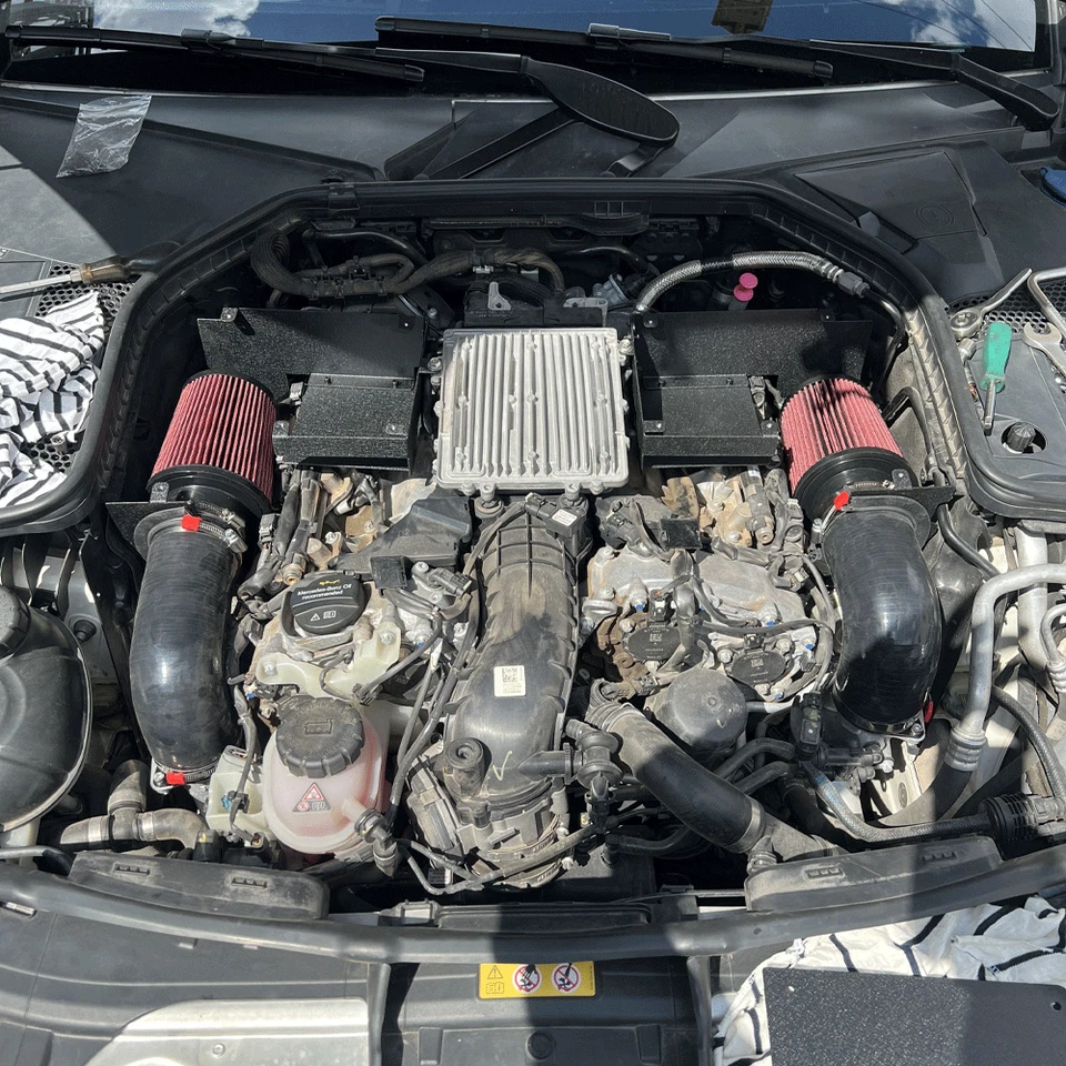 Für 2012+ Mercedes-Benz C400 C450 C43AMG GLC43 KYOSTAR Ansaug Induktionskit Neu - Bild 3 von 4