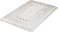 Rubbermaid Commercial Food/Tote Box Lids, 18w x 12d, Clear FG331000CLR