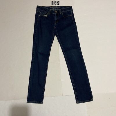 womens American Eagle stretch skinny size 6 blue jean