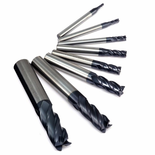 4-Flute-Solid-End Mill 1/2/3/4/6/8/10/12mm Milling Cutter Solid - 第 8/11 張圖片
