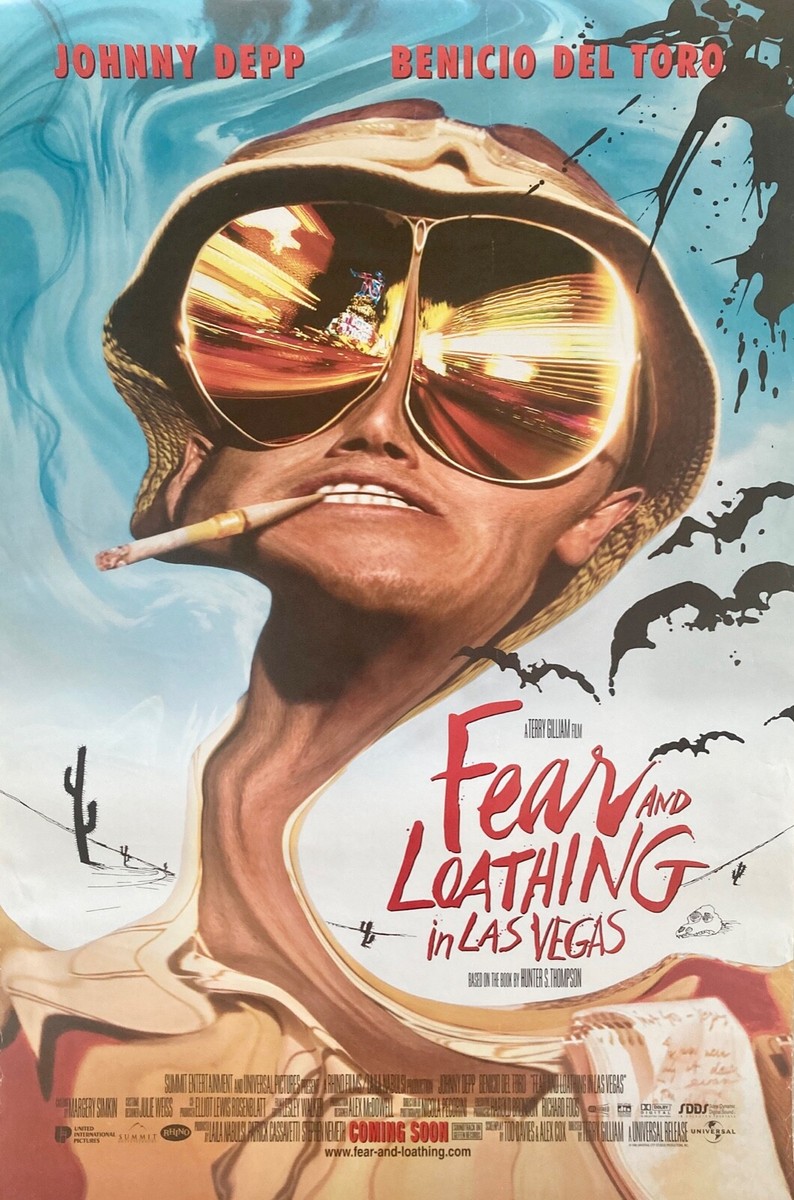 Fear and Loathing in Las Vegas Original 1998 DS One Sheet Poster