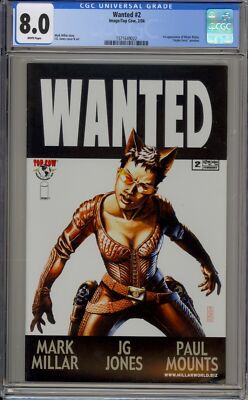 WANTED #2 - CGC 8.0 - 1ST APPEARANCE OF MISTER RICTUS - IMAGE/TOP COW - 2004