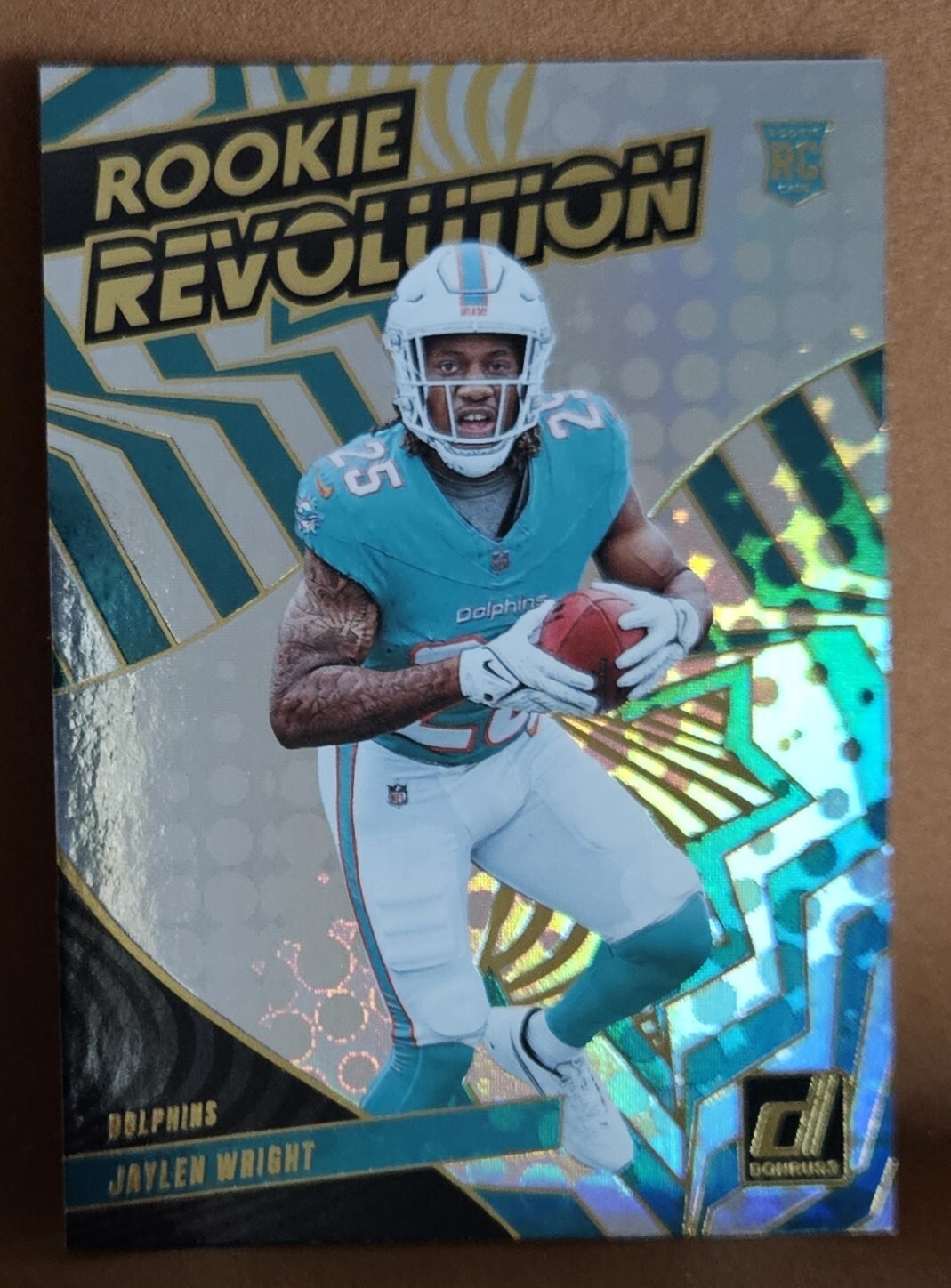 2024 Panini Donruss Rookie Revolution #33 Jaylen Wright RC - Miami Dolphins