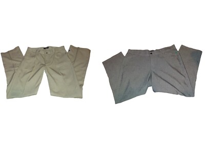 Riders by Lee Women Casual Irregular Work Dress Pants Brown Gray 8 10 14 18 (X1)