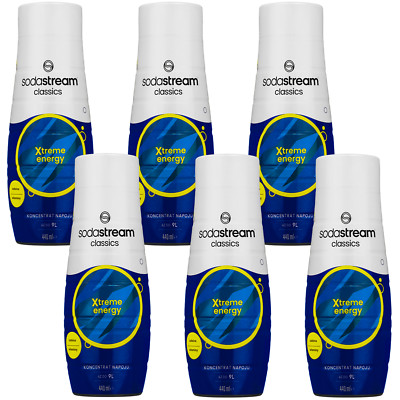NEU SodaStream Xtreme Energy Sirup 6x440ml Energy Drink Konzentrat