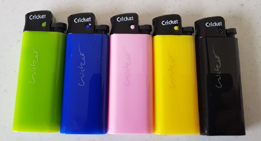 Image 1 - Cricket Lighters Pack of 5 Disposable Lighters  Cricket mini