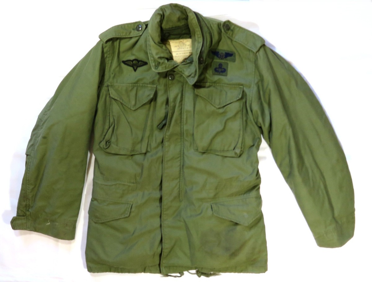 1970's Vintage USA Military Field Coat Jacket Liner DSA 100 72 C