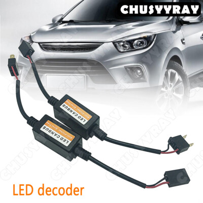 LED H7 Headlight Canbus Error Free Anti Flicker Resistor Canceller Decoder
