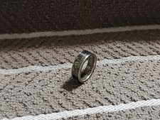 SOUTH DAKOTA State 90 Silver Washington Quarters coin ring 7- 1/2  2006 