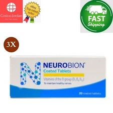 3 X  Neurobion - Vitamin B1, B6, B12/Nerve Relief, 20 Tablets ⭐FAST SHIPPING⭐
