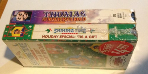 Thomas The Train Movie & Shining Time Christmas VHS Blockbuster Sealed - Picture 3 of 6