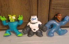 Lot Of 3 Heroes Of Goo Jit Zu Figures LeBron Cosmic Pantaro Mantor Stretchy Sand