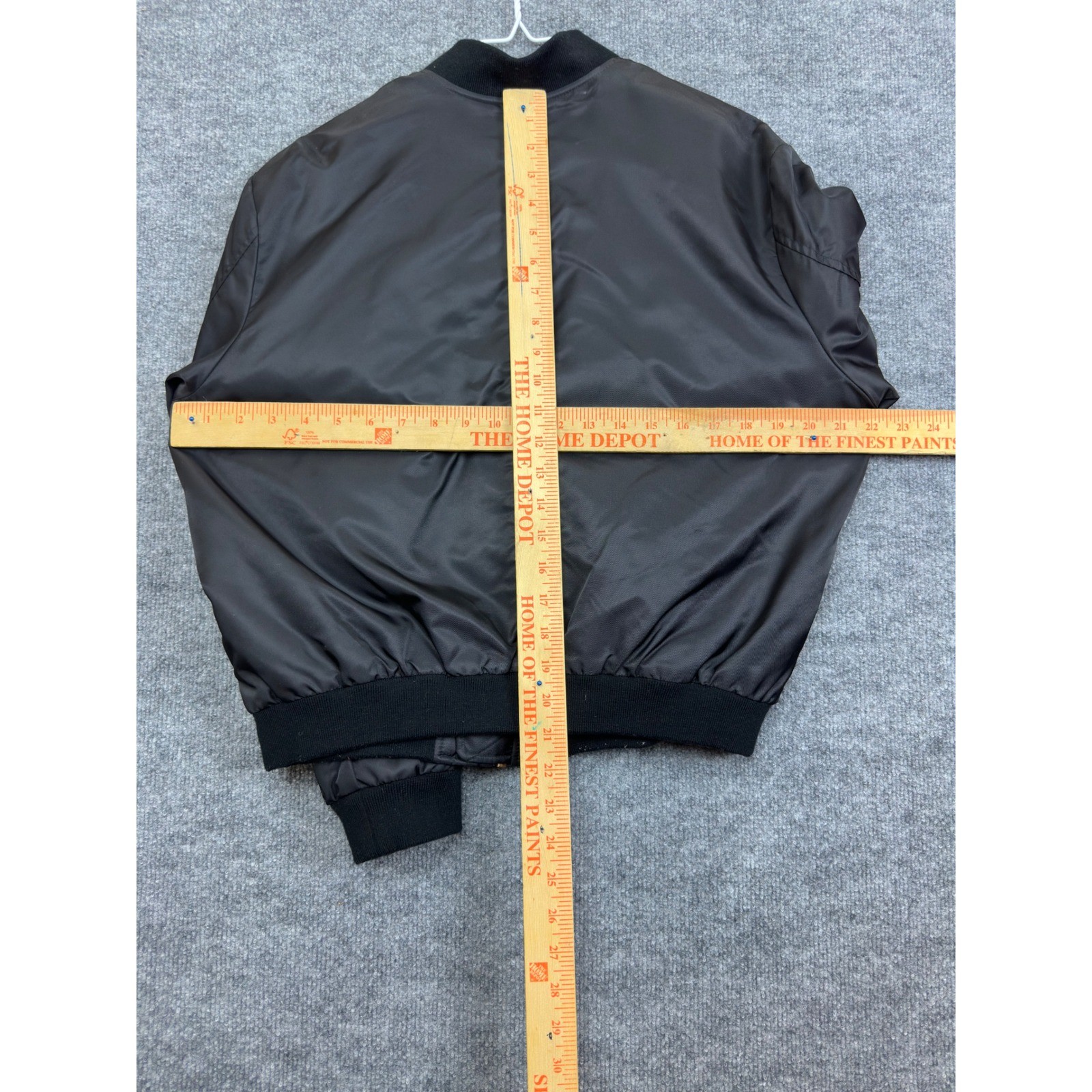 Zara Basic Outerwear Black Bomber Jacket Mens Med… - image 12