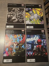 Lot of 4 Marvel Hip-Hop Variants Comic Books Deadpool Guardians X-Men