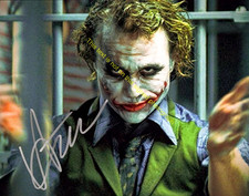 Heath Ledger Joker Batman Signed Autograph 8X10 Photo Dark Knight Actor HD206