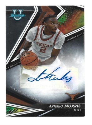 Arterio Morris AUTOGRAPH Texas Longhorns 2022-23 Bowman University Best AUTO NBA