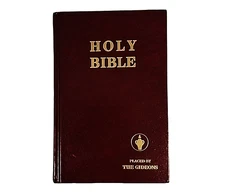 2008 HOLY BIBLE Hardcover Commemorating 100 Years Placed by the Gideons