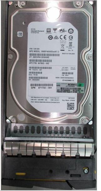 Hewlett Packard Enterprise 871856-001-RFB DRV 4TB HDD SAS6G 7.2K LFF
