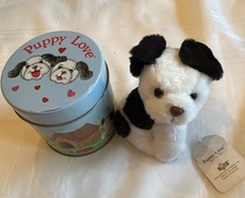 Russ Puppy Love Stuffed Dog- 4914 With Tin