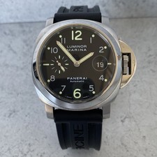 2008 Panerai Luminor Marina Automatic PAM00164 44mm Black Dial Watch - Full Set