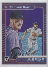 2021 Panini Donruss Diamond Kings Holo Purple Nolan Arenado #29 9o3
