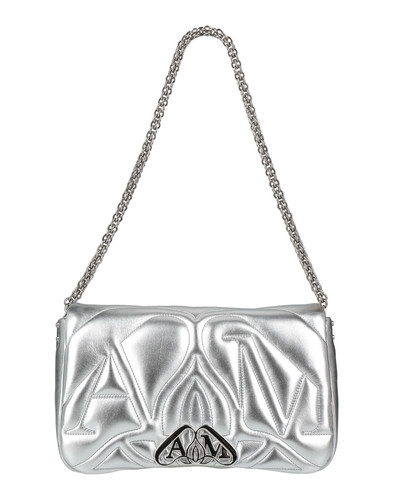 McQueen - Women - Leather Flap bag - Silver