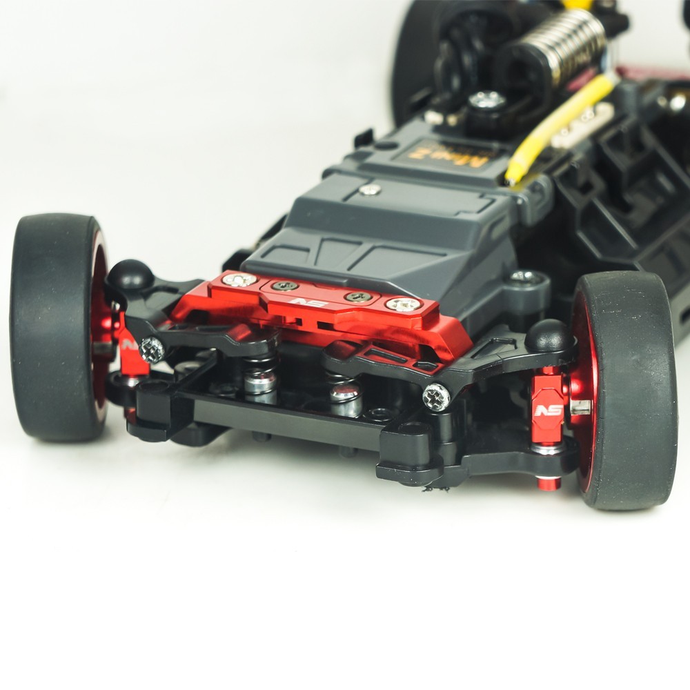 ラクナニッシュ NexxSpeed CNC Aluminum Steering Knuckle Set (BLUE) - Kyosho Mini-Z
