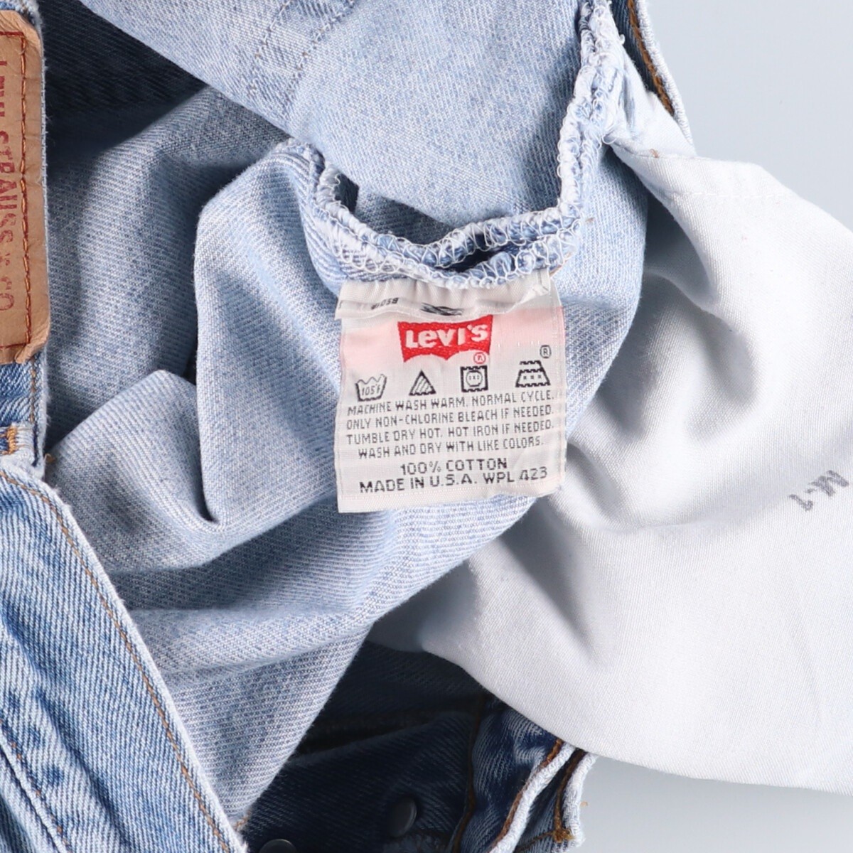 Vintage 90'S Levi's 6501-0193 Straight-leg Denim Pants Made Vintage 90'S Levi's 6501-0193 Straight-leg Denim Pants Made