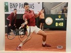 Novak Djokovic Signed 8x10 Photo PSA/DNA Autographed Tennis GOAT