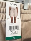 BCBG Women Short Size XL Color Tan Pull On Polyester Spandex Drawstring New — photo 3