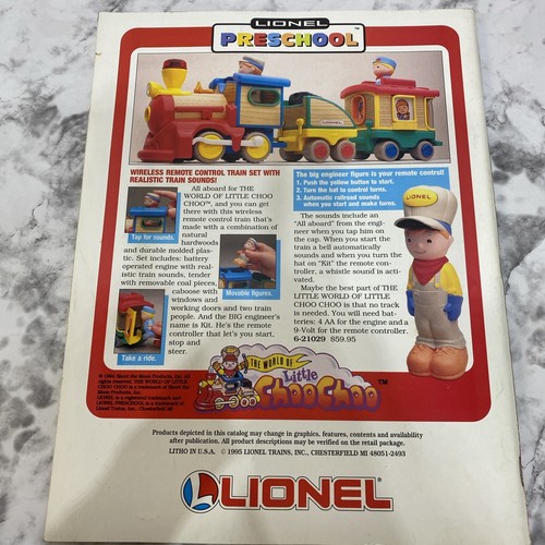1995 Lionel Electric Trains and Accessories Catalog - Picture 5 of 7