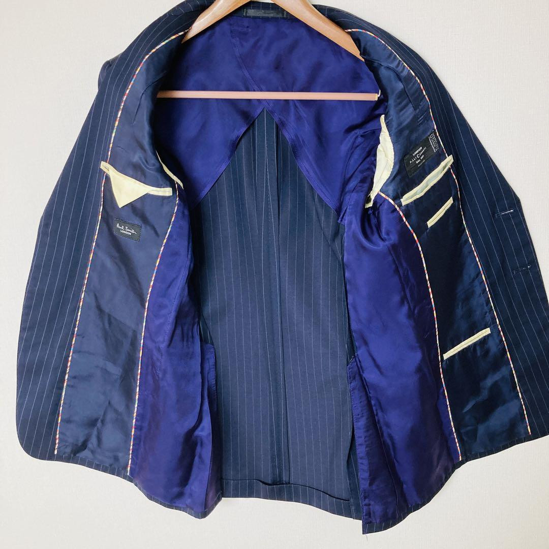 Paul Smith Cerruti Striped Suit Set Up Navy Size M 100% wool