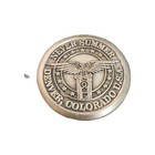 Never Summer Industries Metal Coin Sticker Denver Colorado Snowboard Memorbila
