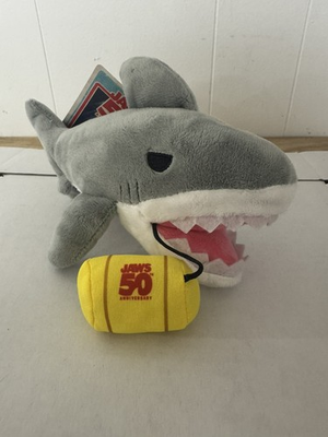 #ad AMC Exclusive JAWS 50th Anniversary Plush Shark w 50th Barrel NEW $23.00
