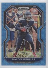 2020 Panini Prizm Blue Wave Prizm 189/199 Malcolm Butler #106 04vg