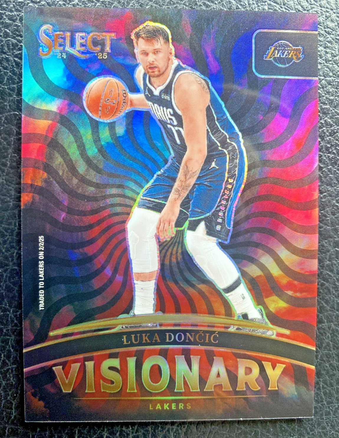 2024-25 Panini Select Luka Doncic SSP Visionary #9 CASE HIT Lakers Mavericks