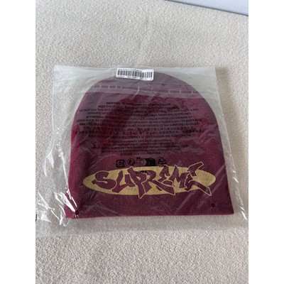 Supreme New World Order Skullcap Beanie - Cardinal Red - NEW | eBay