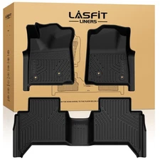 LASFIT Floor Mats for Toyota Tacoma 2005-2011 Double Cab Protection Waterproof