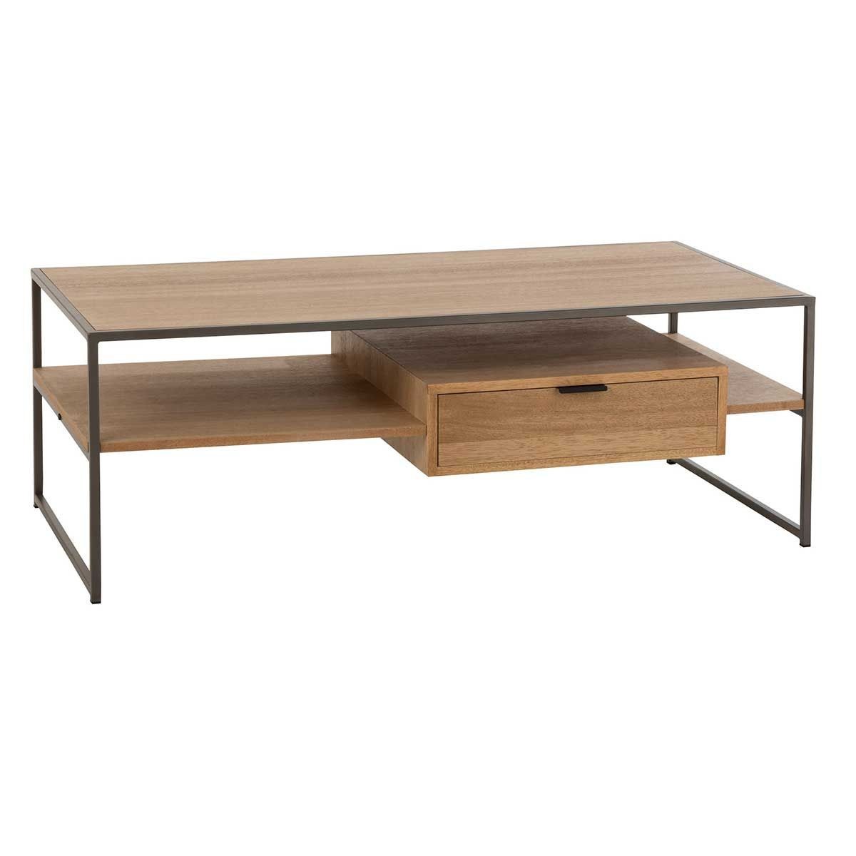 Meuble TV 1 tiroir Giuseppe 120cm pour ranger les câbles et désencombrer les petits salons